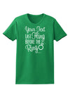 Personalized Bachelorette Party - Last Fling Before the Ring Womens Dark T-Shirt-TooLoud-Kelly-Green-X-Small-Davson Sales