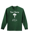 Personalized Cabin 1 Zeus Adult Long Sleeve Dark T-Shirt-TooLoud-Dark-Green-Small-Davson Sales