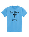 Personalized Cabin 1 Zeus Childrens T-Shirt-Childrens T-Shirt-TooLoud-Aquatic-Blue-X-Small-Davson Sales