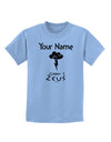 Personalized Cabin 1 Zeus Childrens T-Shirt-Childrens T-Shirt-TooLoud-Light-Blue-X-Small-Davson Sales