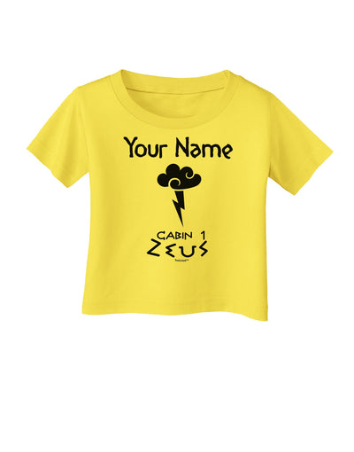 Personalized Cabin 1 Zeus Infant T-Shirt-Infant T-Shirt-TooLoud-Yellow-06-Months-Davson Sales