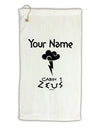 Personalized Cabin 1 Zeus Micro Terry Gromet Golf Towel 16 x 25 inch by TooLoud-Golf Towel-TooLoud-White-Davson Sales