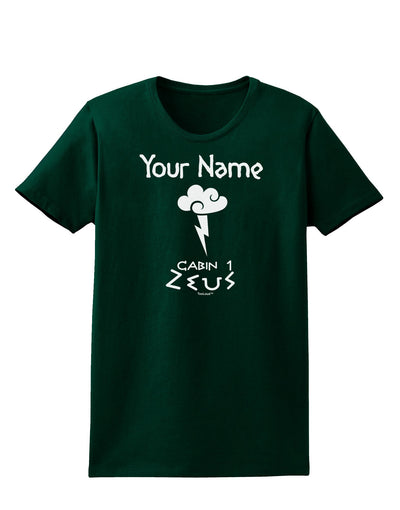 Personalized Cabin 1 Zeus Womens Dark T-Shirt-TooLoud-Forest-Green-Small-Davson Sales