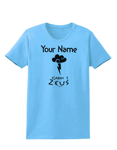 Personalized Cabin 1 Zeus Womens T-Shirt-Womens T-Shirt-TooLoud-Aquatic-Blue-X-Small-Davson Sales