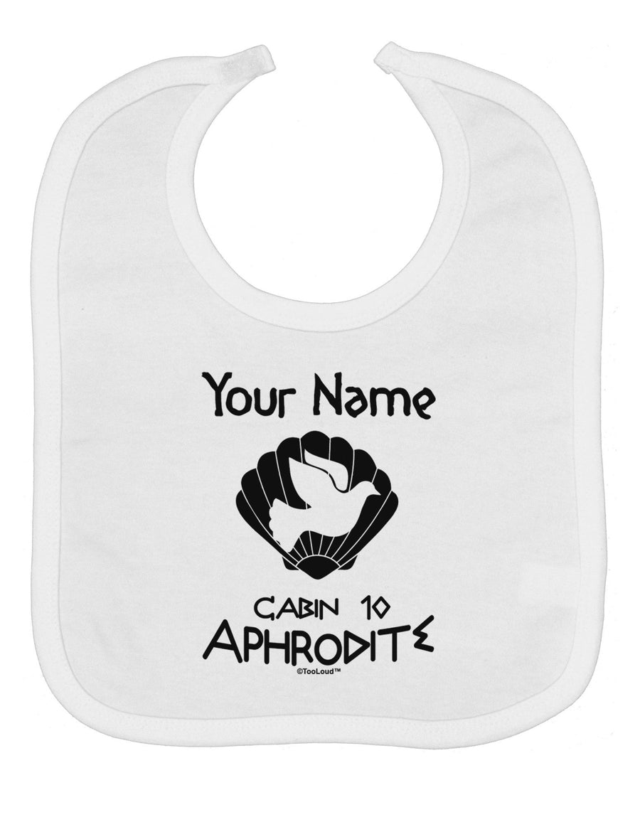 Personalized Cabin 10 Aphrodite Baby Bib