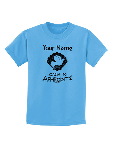 Personalized Cabin 10 Aphrodite Childrens T-Shirt-Childrens T-Shirt-TooLoud-Aquatic-Blue-X-Small-Davson Sales