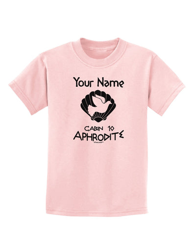 Personalized Cabin 10 Aphrodite Childrens T-Shirt-Childrens T-Shirt-TooLoud-PalePink-X-Small-Davson Sales