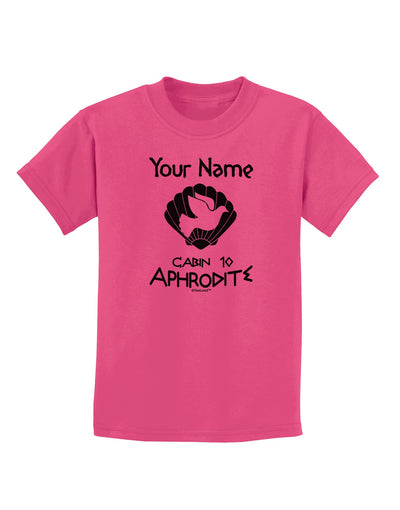 Personalized Cabin 10 Aphrodite Childrens T-Shirt-Childrens T-Shirt-TooLoud-Sangria-X-Small-Davson Sales