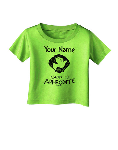 Personalized Cabin 10 Aphrodite Infant T-Shirt-Infant T-Shirt-TooLoud-Lime-Green-06-Months-Davson Sales