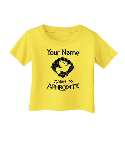 Personalized Cabin 10 Aphrodite Infant T-Shirt-Infant T-Shirt-TooLoud-Yellow-06-Months-Davson Sales