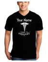 Personalized Cabin 11 Hermes Adult Dark V-Neck T-Shirt-TooLoud-Black-Small-Davson Sales