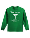 Personalized Cabin 11 Hermes Adult Long Sleeve Dark T-Shirt-TooLoud-Kelly-Green-Small-Davson Sales