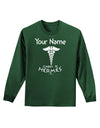 Personalized Cabin 11 Hermes Adult Long Sleeve Dark T-Shirt-TooLoud-Dark-Green-Small-Davson Sales