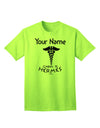 Personalized Cabin 11 Hermes Adult T-Shirt-Mens T-Shirt-TooLoud-Neon-Green-Small-Davson Sales