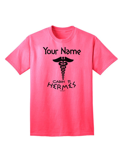 Personalized Cabin 11 Hermes Adult T-Shirt-Mens T-Shirt-TooLoud-Neon-Pink-Small-Davson Sales