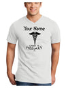 Personalized Cabin 11 Hermes Adult V-Neck T-shirt by-Mens V-Neck T-Shirt-TooLoud-White-Small-Davson Sales