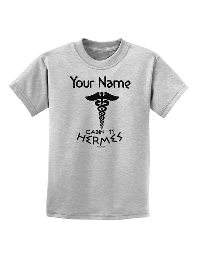 Personalized Cabin 11 Hermes Childrens T-Shirt-Childrens T-Shirt-TooLoud-AshGray-X-Small-Davson Sales