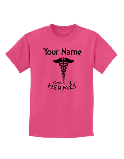 Personalized Cabin 11 Hermes Childrens T-Shirt-Childrens T-Shirt-TooLoud-Sangria-X-Small-Davson Sales