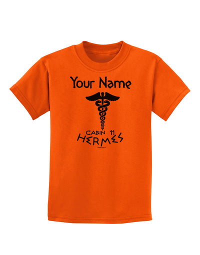 Personalized Cabin 11 Hermes Childrens T-Shirt-Childrens T-Shirt-TooLoud-Orange-X-Small-Davson Sales