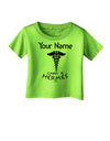 Personalized Cabin 11 Hermes Infant T-Shirt-Infant T-Shirt-TooLoud-Lime-Green-06-Months-Davson Sales