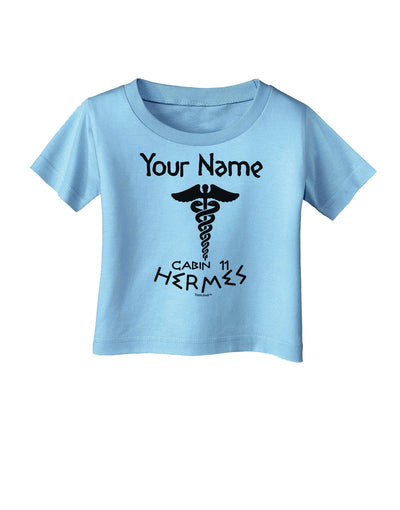 Personalized Cabin 11 Hermes Infant T-Shirt-Infant T-Shirt-TooLoud-Aquatic-Blue-06-Months-Davson Sales