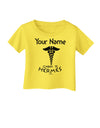 Personalized Cabin 11 Hermes Infant T-Shirt-Infant T-Shirt-TooLoud-Yellow-06-Months-Davson Sales