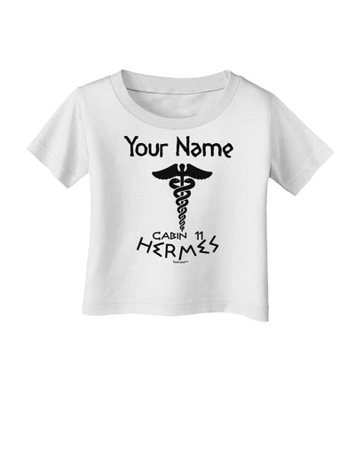 Personalized Cabin 11 Hermes Infant T-Shirt-Infant T-Shirt-TooLoud-White-06-Months-Davson Sales