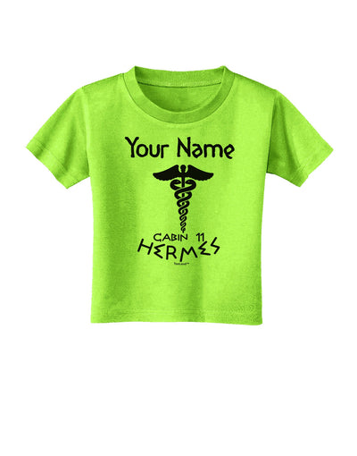 Personalized Cabin 11 Hermes Toddler T-Shirt-Toddler T-Shirt-TooLoud-Lime-Green-2T-Davson Sales