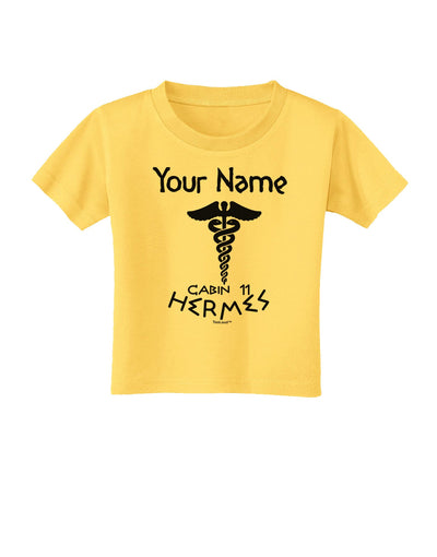 Personalized Cabin 11 Hermes Toddler T-Shirt-Toddler T-Shirt-TooLoud-Yellow-2T-Davson Sales