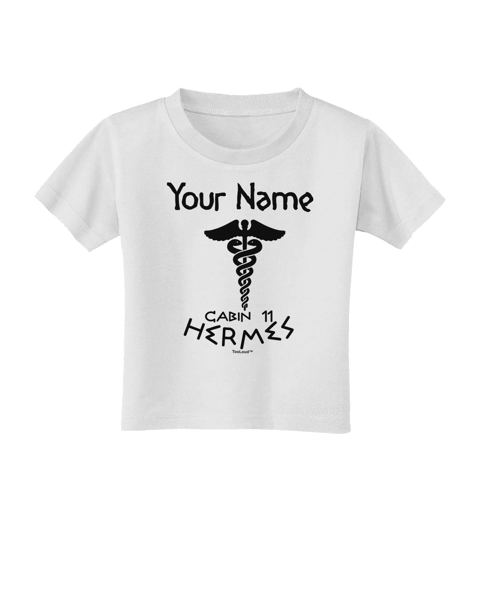 Personalized Cabin 11 Hermes Toddler T-Shirt-Toddler T-Shirt-TooLoud-White-2T-Davson Sales