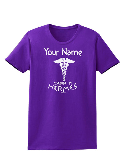 Personalized Cabin 11 Hermes Womens Dark T-Shirt-TooLoud-Purple-X-Small-Davson Sales