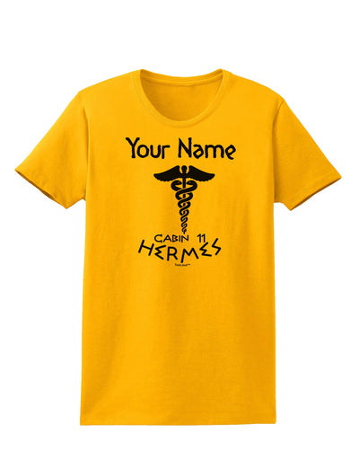 Personalized Cabin 11 Hermes Womens T-Shirt-Womens T-Shirt-TooLoud-Gold-X-Small-Davson Sales