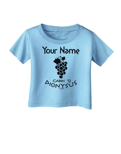 Personalized Cabin 12 Dionysus Infant T-Shirt-Infant T-Shirt-TooLoud-Aquatic-Blue-06-Months-Davson Sales