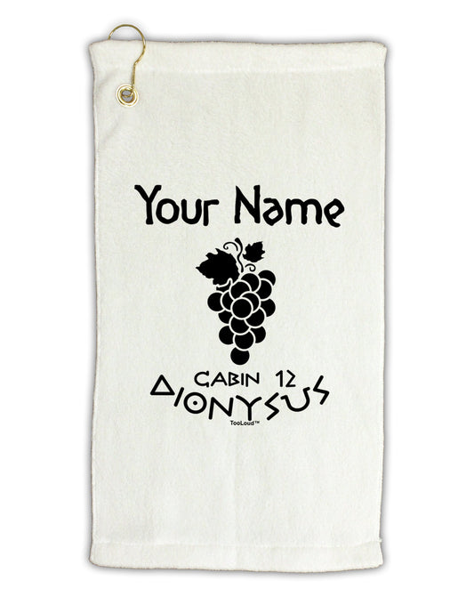 Personalized Cabin 12 Dionysus Micro Terry Gromet Golf Towel 16 x 25 inch by TooLoud-Golf Towel-TooLoud-White-Davson Sales