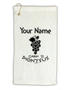 Personalized Cabin 12 Dionysus Micro Terry Gromet Golf Towel 16 x 25 inch by TooLoud-Golf Towel-TooLoud-White-Davson Sales