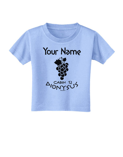 Personalized Cabin 12 Dionysus Toddler T-Shirt-Toddler T-Shirt-TooLoud-Aquatic-Blue-2T-Davson Sales