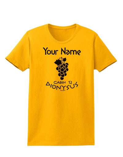 Personalized Cabin 12 Dionysus Womens T-Shirt-Womens T-Shirt-TooLoud-Gold-X-Small-Davson Sales