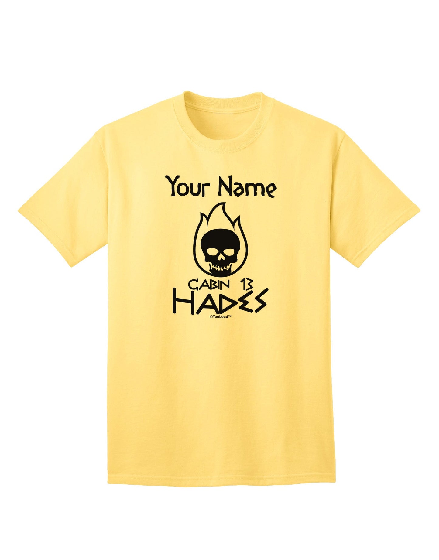 Personalized Cabin 13 Hades Adult T-Shirt-Mens T-Shirt-TooLoud-Yellow-Small-Davson Sales
