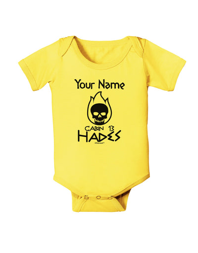 Personalized Cabin 13 Hades Baby Romper Bodysuit-Baby Romper-TooLoud-Yellow-06-Months-Davson Sales