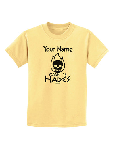 Personalized Cabin 13 Hades Childrens T-Shirt-Childrens T-Shirt-TooLoud-Daffodil-Yellow-X-Small-Davson Sales