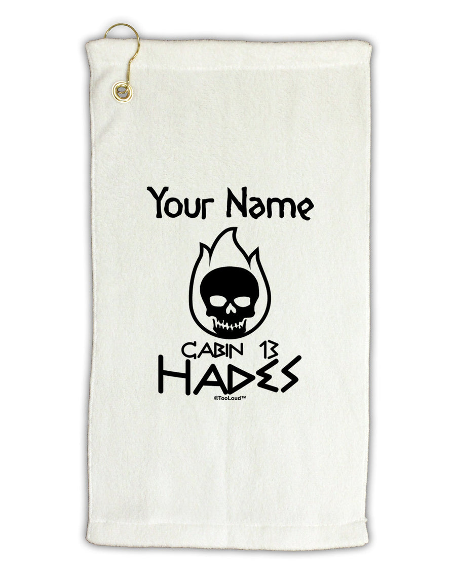 Personalized Cabin 13 Hades Micro Terry Gromet Golf Towel 11&#x22;x19-Golf Towel-TooLoud-White-Davson Sales