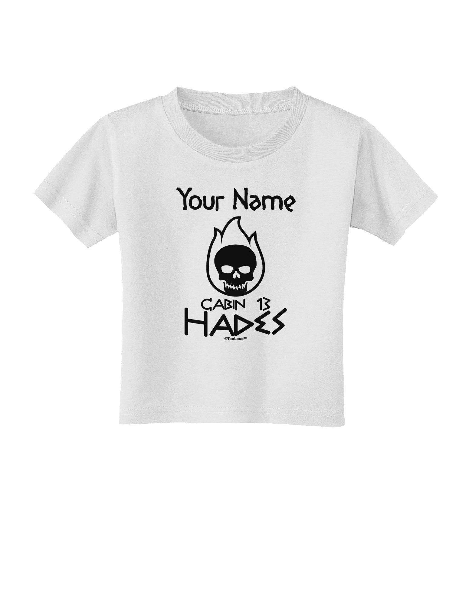 Personalized Cabin 13 Hades Toddler T-Shirt-Toddler T-Shirt-TooLoud-White-2T-Davson Sales