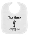 Personalized Cabin 3 Poseidon Baby Bib