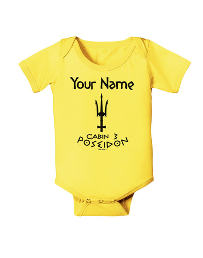 Personalized Cabin 3 Poseidon Baby Romper Bodysuit-Baby Romper-TooLoud-Yellow-06-Months-Davson Sales