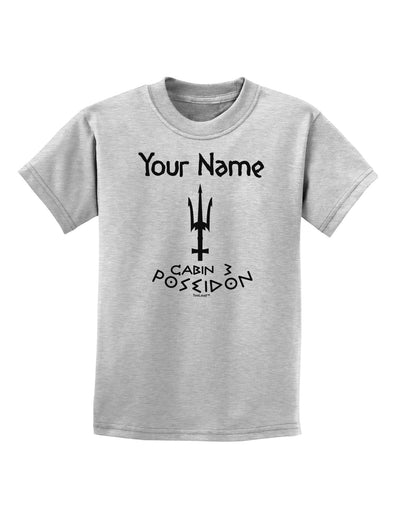 Personalized Cabin 3 Poseidon Childrens T-Shirt-Childrens T-Shirt-TooLoud-AshGray-X-Small-Davson Sales