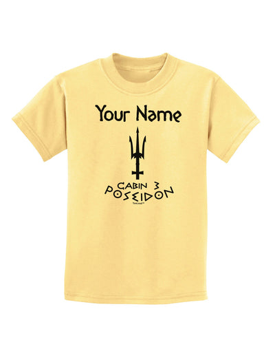 Personalized Cabin 3 Poseidon Childrens T-Shirt-Childrens T-Shirt-TooLoud-Daffodil-Yellow-X-Small-Davson Sales