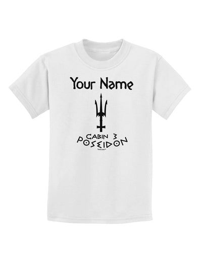 Personalized Cabin 3 Poseidon Childrens T-Shirt-Childrens T-Shirt-TooLoud-White-X-Small-Davson Sales