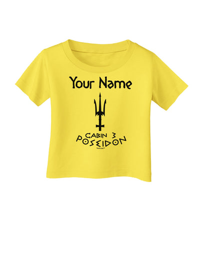 Personalized Cabin 3 Poseidon Infant T-Shirt-Infant T-Shirt-TooLoud-Yellow-06-Months-Davson Sales