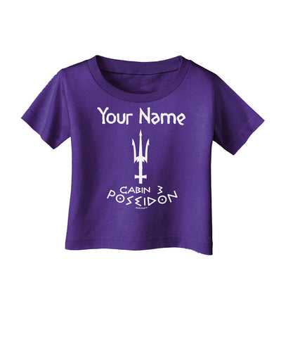 Personalized Cabin 3 Poseidon Infant T-Shirt Dark-Infant T-Shirt-TooLoud-Purple-06-Months-Davson Sales