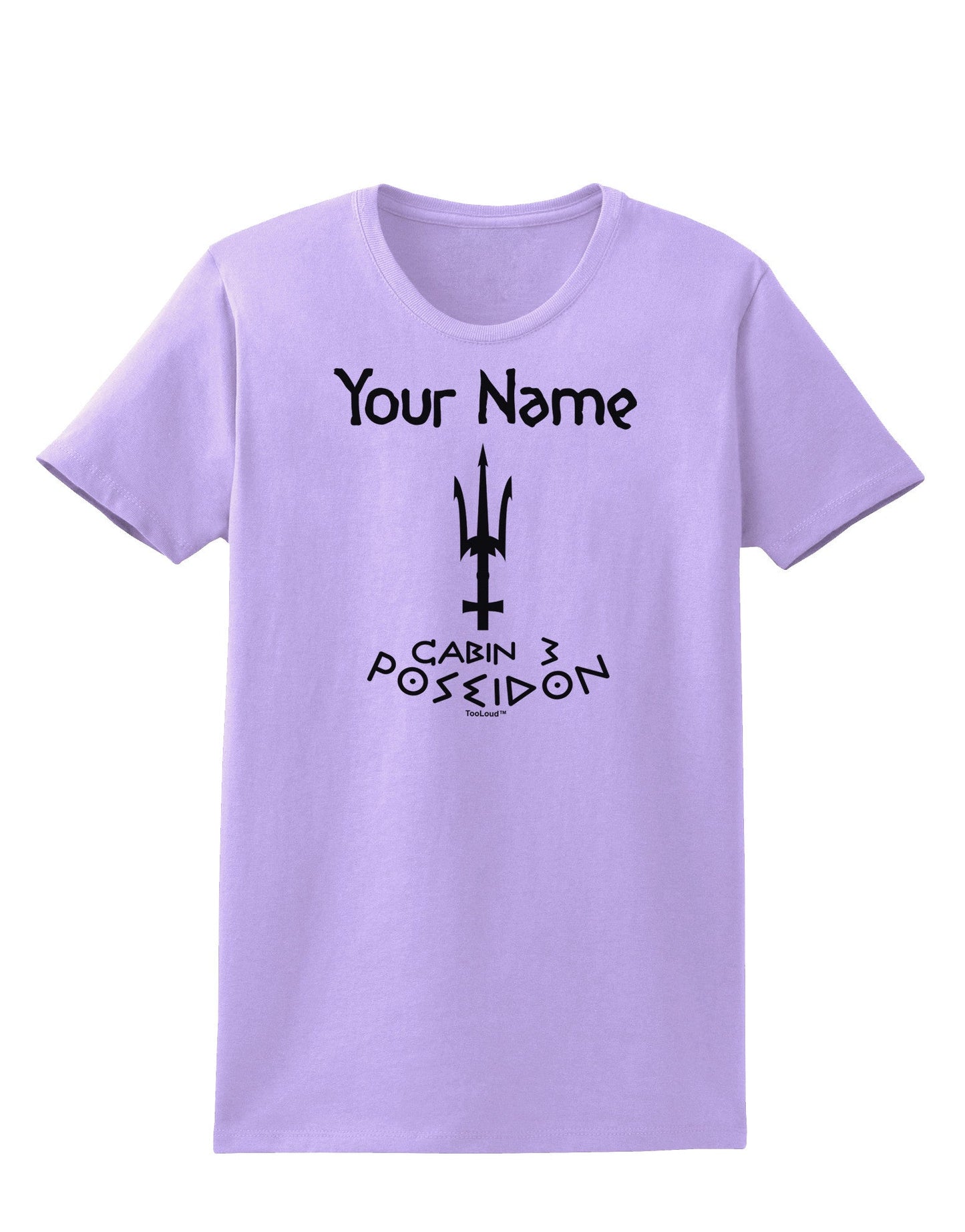 Personalized Cabin 3 Poseidon Womens T-Shirt-Womens T-Shirt-TooLoud-Lavender-X-Small-Davson Sales